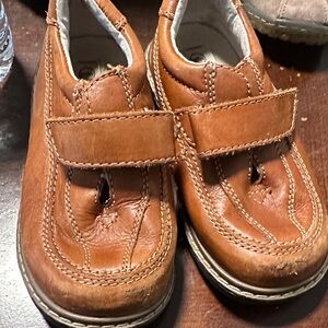 Brown Kids Shoes Mother Goose 9 1/2w